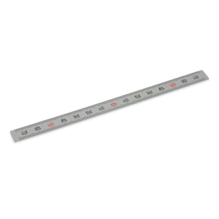 J.W. Winco GN711-NI-12-S-M Adhesive Ruler GN711